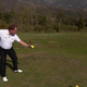 S teniškimi žogicami na golf igrišču v Bovcu igrajo nov šport: tenigolf
