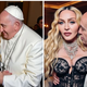 Madonna razburja s fotografijama papeža, ki ju je ustvarila umetna inteligenca