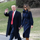 Znova zaokrožil video, na katerem Donald Trump priskoči na pomoč Melanii