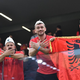 Albanci trgali in kurili srbske zastave ter glasno izžvižgali himno Srbije