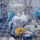 Med močnim tresenjem prijeli pacienta in nadaljevali z operacijo