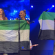 Severina pred veliko množico v Laškem dvignila palestinsko zastavo