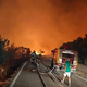 Na Braču udarila strela in zanetila požar, vročina vztraja