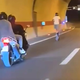 Nevarna nočna vožnja: skozi tunel pri Splitu na elektičnem skiroju
