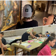 Na poletni otroški ustvarjalnici otroci upodobili portret Veronike Deseniške (foto)