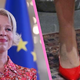 Urška Klakočar Zupančič svoje prepoznavne rdeče salonarje zamenjala z nepričakovano izbiro (FOTO)