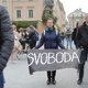 #foto: Zaenkrat miren protest na Kongresnem trgu