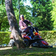 Ko rider zamenja vrtno kosilnico