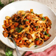 #recept Fantastična bolonjska omaka z gobami in rezanci