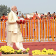 Modi v kampanjo z odprtjem templja