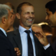 Preobrat PSG-ja si je v Barceloni ogledal tudi Čeferin