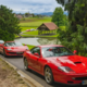 Ferrariji in maseratiji: V koloni, po omejitvah in brez prehitevanja