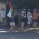 V Mariboru skupina ljudi protestirala proti nastopom izraelskih športnikov