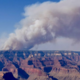 Slovita razgledna točka v Grand Canyonu uničena v požaru