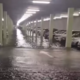 V Velenju močan naliv, poplavilo garažo nakupovalnega centra