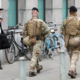 Vojaki na ulici belgijskih mest. Razlog je za Evropo 21. stoletja strašljiv