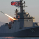 Severna Koreja izstrelila vodene rakete z novega vojaškega rušilca