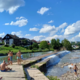Kopanje na Poljanski Sori je nevarno