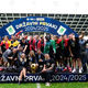 Dan po slavju Olimpije je zelenica v Stožicah neprepoznavna (foto)