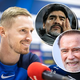 Žan Karničnik kot Schwarzenegger in Maradona