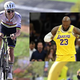 LeBron za Pogačarjevo dirko leta storil tole - iz LA v Roubaix pošilja to