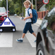 V BTC v Ljubljani bo za prehod čez cesto skrbel robot