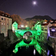 Blejski grad in Škofja Loka v zelenem