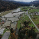 Zaliti objekti, tudi cesta proti Planici