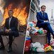 Zdaj jo vidiš, zdaj je ne vidiš! Macronov »čarovniški« trik na TV razkačil Francoze, protestnikom se pridružili tudi policisti