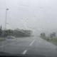 Previdno, če se odpravljate na pot - zaradi močnih nalivov slaba vidljivost na cesti