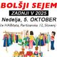 Zadnji bolšji sejem letos v oktobru