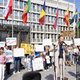 FOTO: V Ljubljani je danes potekal protest za pravice otrok v zasebnih vrtcih