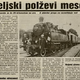 Vlaki med Stranjem in Imenem le še 20 kilometrov na uro