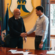 S podpisom pogodbe se začenjajo dela na novi telovadnici in vrtcu s podzemno garažo v Bistrici ob Sotli