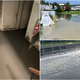 FOTO: Huda ura v Šentilju: zalite kleti, podrta drevesa in neprevozne ceste