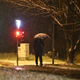 FOTO: Maribor zajelo sneženje, ki bo vztrajalo celo noč