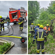 FOTO: Gasilci v naših krajih na več kot 40 intervencijah zaradi poplav in plazov