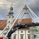 FOTO: Panoramsko kolo na Glavnem trgu v Mariboru pospravljeno