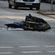 V prometni nesreči na Štajerskem hudo poškodovan motorist