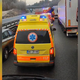 Huda prometna nesreča na pomurski avtocesti, reševalni konvoj pa obstal: tokrat niso bili krivi vozniki, ampak ... (VIDEO)