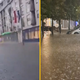 Apokaliptični prizori pri sosedih: ob nalivu poplavilo ulice, voda odnašala avtomobile (FOTO in VIDEO)