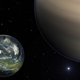 Slovenski planet Irena je večji od Sonca