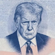 Trumpov obraz na potnih listih