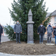 V novem krožiču prenovljene Sokolske ulice v Ivančni Gorici postavili repliko rimskega miljnega kamna