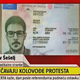 Škandal na srbski televiziji: Šešelj razkril osebne podatke hrvaškega novinarja