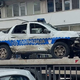 Ljubiša streljal na policiste, jim ukradel in avto in z njim povzročil "totalko"