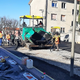 Gradbeni stroji pred dutovsko cerkvijo so razjezili civilno pobudo