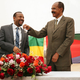 Abiy Ahmed prvič po prejemu Nobelove nagrade gosti predsednika Eritreje