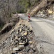 Zaradi sanacije plazu bo do konca maja občasno zaprta cesta Pusti potok