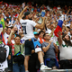 Navijaška zmaga na tribunah vlila elana za remi Slovenije